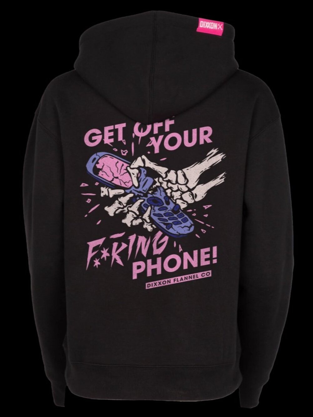 Dixxon Women's Black Pullover Hoodie Small